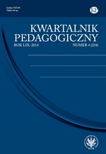 Educational issues in Tadeusz Wujek’s publications in “The Pedagogical Quarterly” in the years 1960–1981 Cover Image