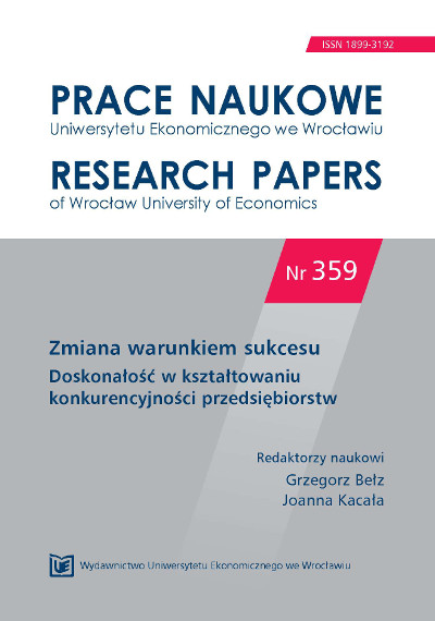 Optimisation of sales model – results of satisfaction and customers’ needs research of chosen firms of electro energy sector in Poland Cover Image
