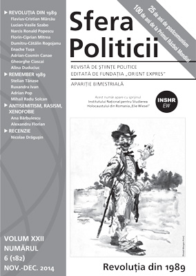 Romanian revolution through the eyes of a contemporary. Some reflections on events confusing  Cover Image