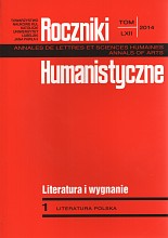 „…Somewhere behind ihe Curvature of the Earth”. An Exile Discourse in Zygmunt Haupt’s Correspondence – a Reconnaissance Cover Image