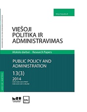 Sumaniojo viešojo valdymo koncepcijos paieškos: skirtingų teorinių prieigų kritinė analizė