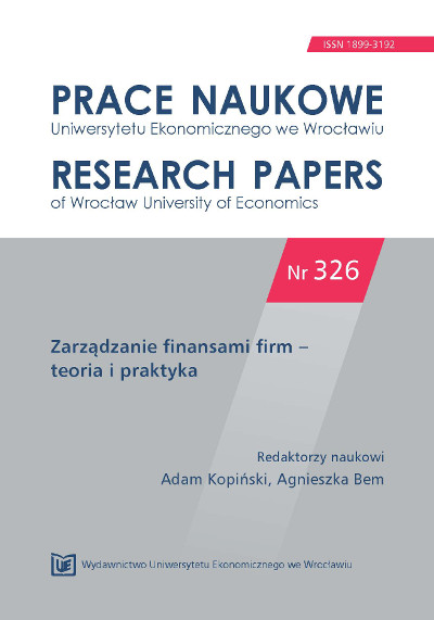 Competitive ability and profitabilityof enterprises in Poland in the years 2001-2010 Cover Image