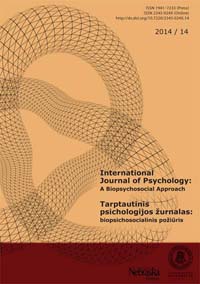 Some psychometric properties of adolescent stress questionnaire, Lithuanian version Cover Image