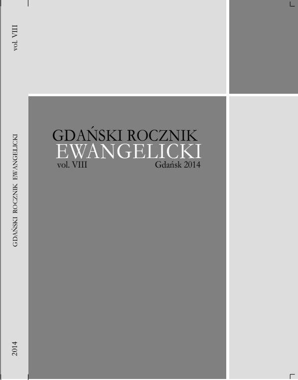 Chronicle of events in the Evangelical-Lutheran Parish  in Gdańsk-Sopot in the year 2014 Cover Image