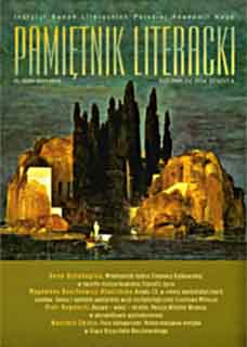 Linguism and Modernism. A review: T. Cieślak-Sokołowski, Moment lingwistyczny. O wczesnym pisarstwie R. Krynickiego i S. Barańczaka. Kraków (2011) Cover Image