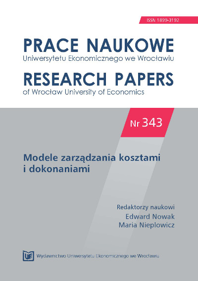 Comparative analysis of the use of different cost accounting concepts in management Cover Image