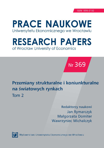 Transatlantic Trade and Investment Partnership (TTIP) between EU and US from a view of Polish exports and imports as well as pattern of international  Cover Image