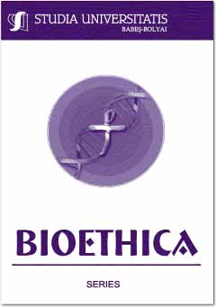 RIGHT AND WRONG IN THE CURRENT PRACTICE OF TRANSPLANTATION. SOME THEOLOGICAL PERSPECTIVES ON A PHENOMENON WHITH BIOETHICAL IMPLICATIONS Cover Image