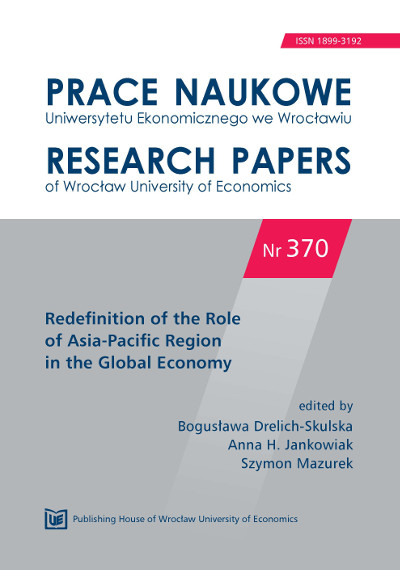 Xiao as a way to the future capital leadership of the Asian-Pacific region founded on Confucian values (based on the Chinese example)  Cover Image