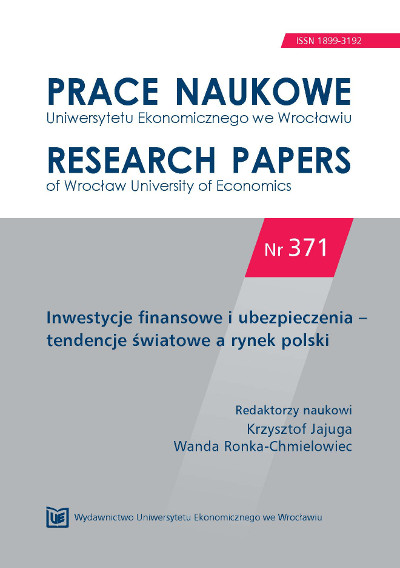 Evaluation of the effectiveness of management exchange-traded funds having exposure on the Polish equity market  Cover Image