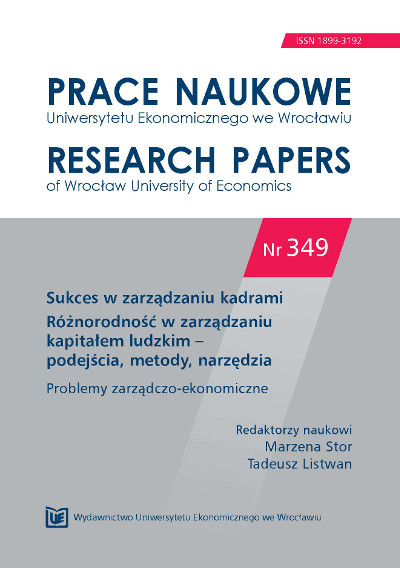 Assumptions of human resources management strategy and the use of nonstandard forms of employment – the results of empirical research carried out in t Cover Image