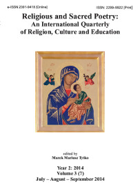 On “Religious and Sacred Poetry”, No. 7 Cover Image