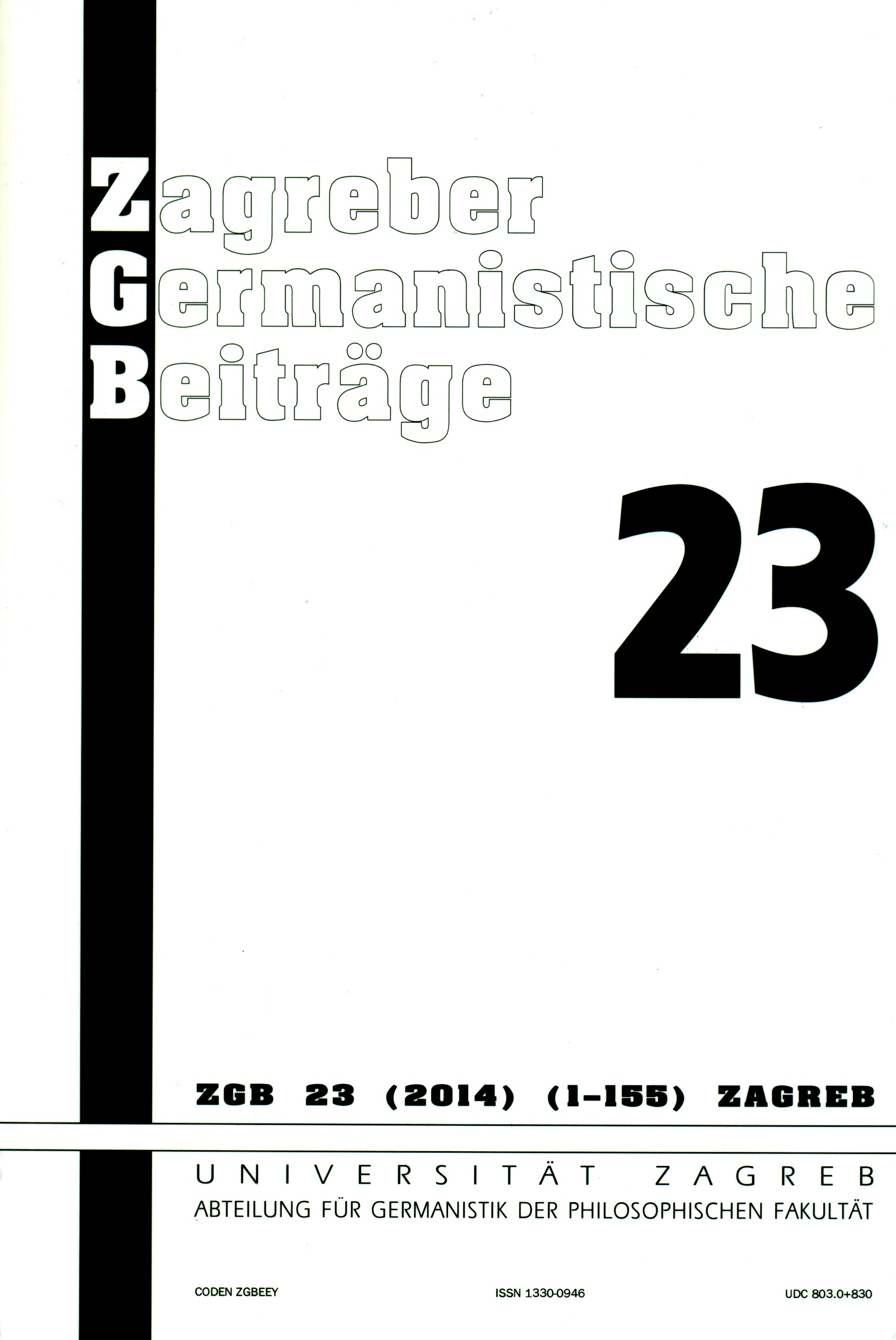 Narrative Identity and Aesthetic Strategies of Representation in Juli Zeh’s Bosnian Text "Die Stille ist ein Geräusch" Cover Image