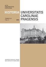 „Suppositio ‚universalia realia sunt ponenda‘ est admittenda“. Nominalismus a realismus na pražské univerzitě v pozdním středověku ve světle jednoho anonymního logického traktátu z let 1394–1397