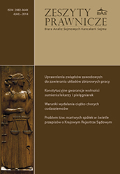 Legal opinion on the intention to ratify – without prior consent granted by statute – Agreement on the International Carriage of Perishable (...) Cover Image