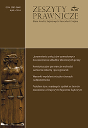 Legal opinion on the status of the criminal proceedings pending against the person who obtained the mandate of a Deputy to the Sejm of the (...) Cover Image