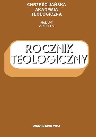 Fides quaerens veritatem historicam. Klucz do interpretacji teologii Martina Hengela (1926-2009)