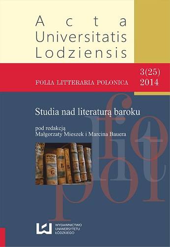Prolegomena to Wawrzyniec Chlebowski’s Creation. The State of Research and Directions for Further Works Cover Image
