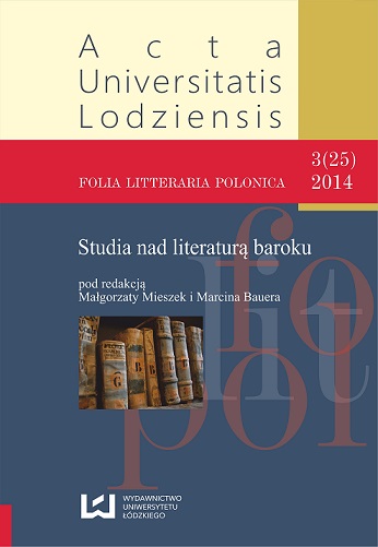 The Idea of the Origins and History of the Reformation in Piotr Skarga’s "The Abashment of the Arians" Cover Image
