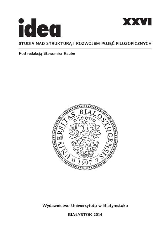 Geneza kryzysu cywilizacji w myśli wybranych przedstawicieli polskiej filozofii okresu międzywojennego