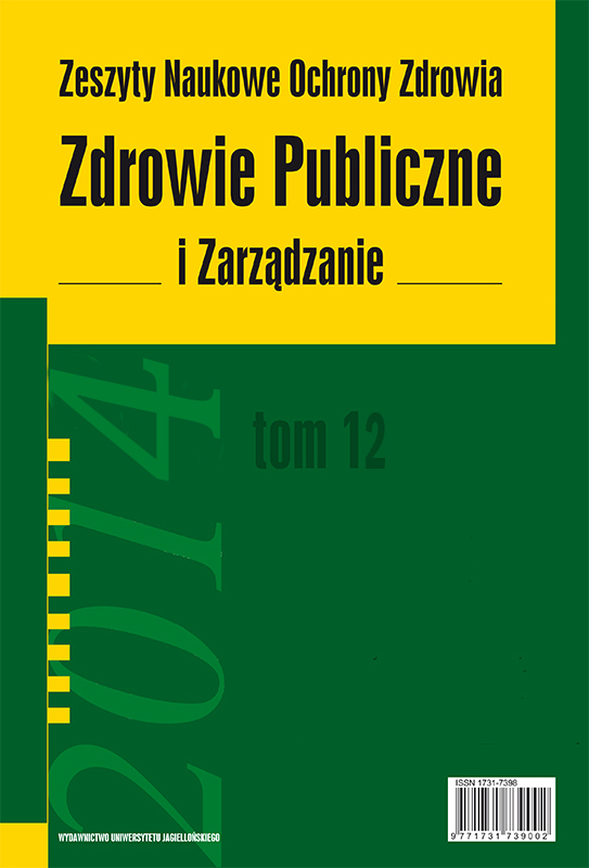Debts of Polish public hospitals in 2005–2014. The unsolved problem of overdue liabilities Cover Image