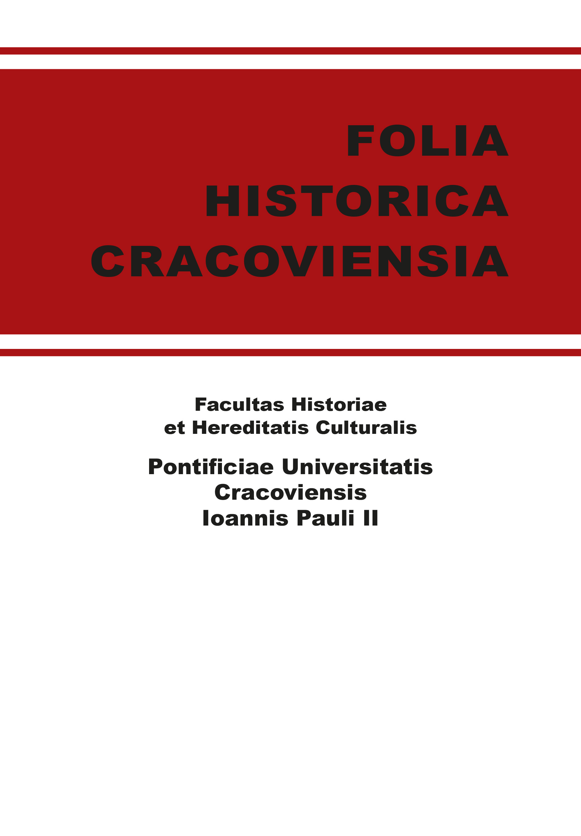 The dispute over the appointment to the position of the commendatory abbot on Łysa Góra (Bald Mountain) during the interregnum after the death of John III Sobieski in the light of Nuncio Giovanni Antonio Davia’s correspondence Cover Image