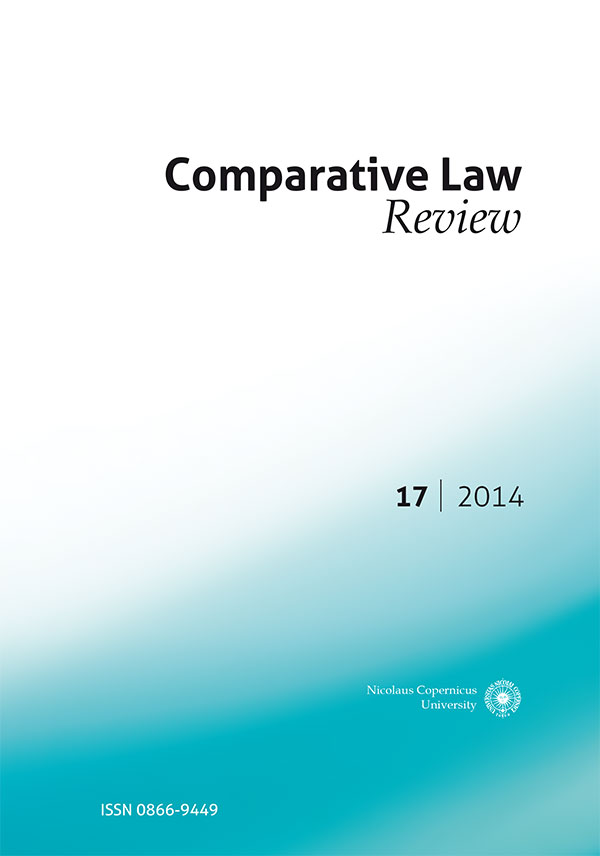 The Legal Basis of Art Lending under the English, French, German, and Polish Legal Systems – a Comparative Perspective