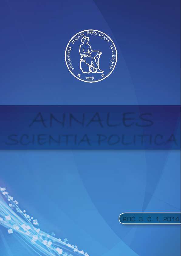 Journal Annales Scientia Politica over Oceania - response to foreign periodicals Cover Image