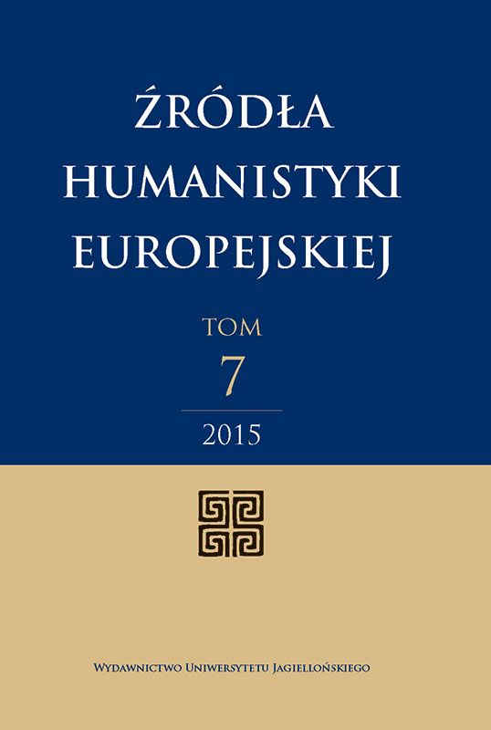 Wokół ideału człowieka – motyw przebaczenia w szesnastowiecznej réécriture Gran Conquista de Ultramar (Wielki podbój zamorski)