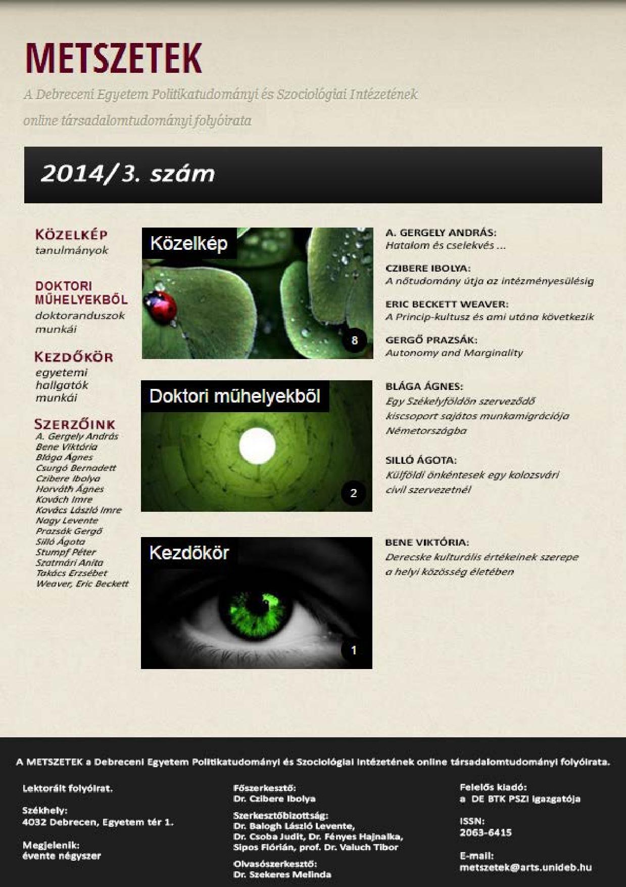 About the proportionality after the parliamentary election in 2014 Cover Image