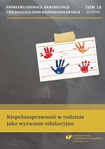 Sign language as a communication form supporting a deaf child in the family environment Cover Image