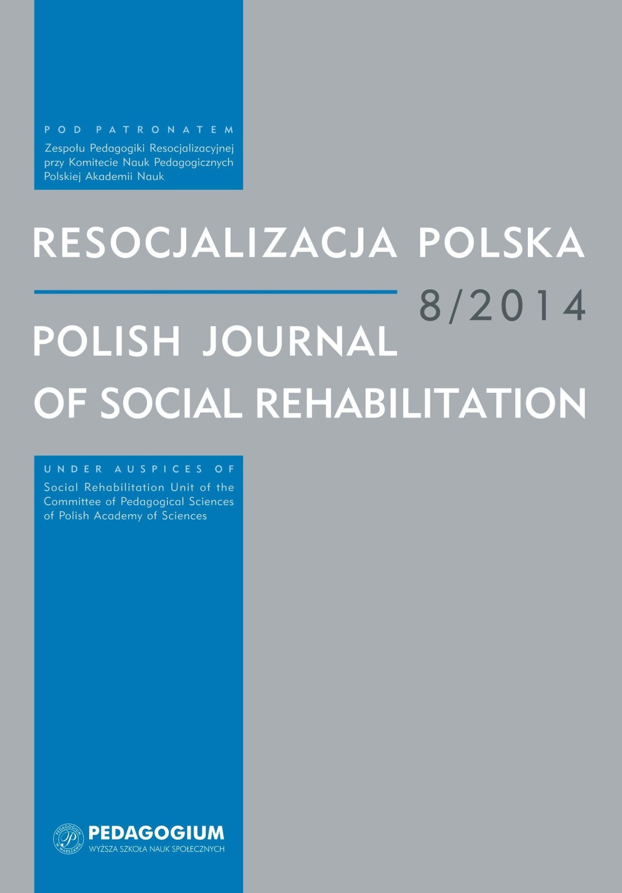 Internalizing and externalizing disorders and type of family of origin – theoretical analysis and findings