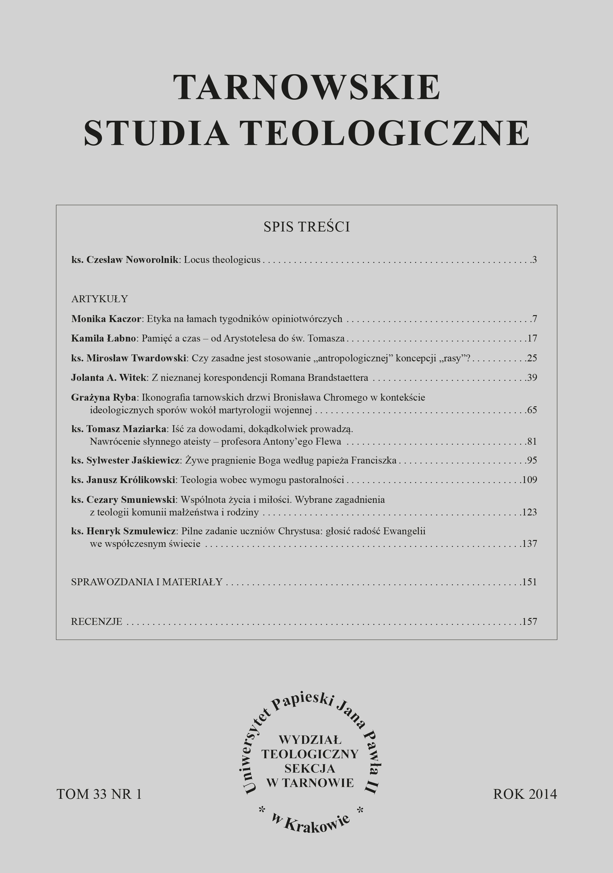 Ogólnopolska Konferencja Naukowa Kanoniczno‑liturgiczne aspekty zawierania małżeństw mieszanych i im podobnych. Warszawa, 23 kwietnia 2014