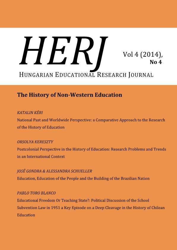 Educational Freedom Or Teaching State? : Political Discussion of the School Subvention Law in 1951. a Key Episode on a Deep Cleavage in the History of Chilean Education