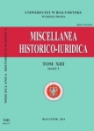 Roman Law in Vilnius in the Period of Existence of the Academy of Vilnius