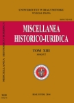 Adulteresses and fornicatresses in Serbian law in the ﬁrst half of the XIX century Cover Image