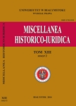 Marriages and illegitimate relationships in the army of the Crown of the Polish Kingdom and the Grand Duchy of Lithuania in the sixteenth and seventeenth century – the law and the practice Cover Image