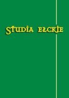 Report of the editor-in-chief of "Ełk Studies" from the magazine's activity in the years 2012-2013 Cover Image