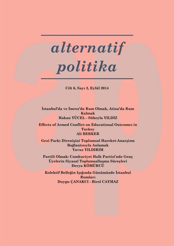 Partili Olmak: Cumhuriyet Halk Partisi’nde Genç Üyelerin Siyasal Toplumsallaşma Süreçleri