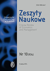 Efficiency Determinants of Cooperative Banks in Poland in 2005–2012 Cover Image