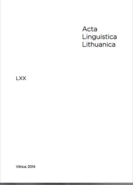 Patterns of Adaptation and Integration of English Loanwords in Lithuanian and Russian Cover Image