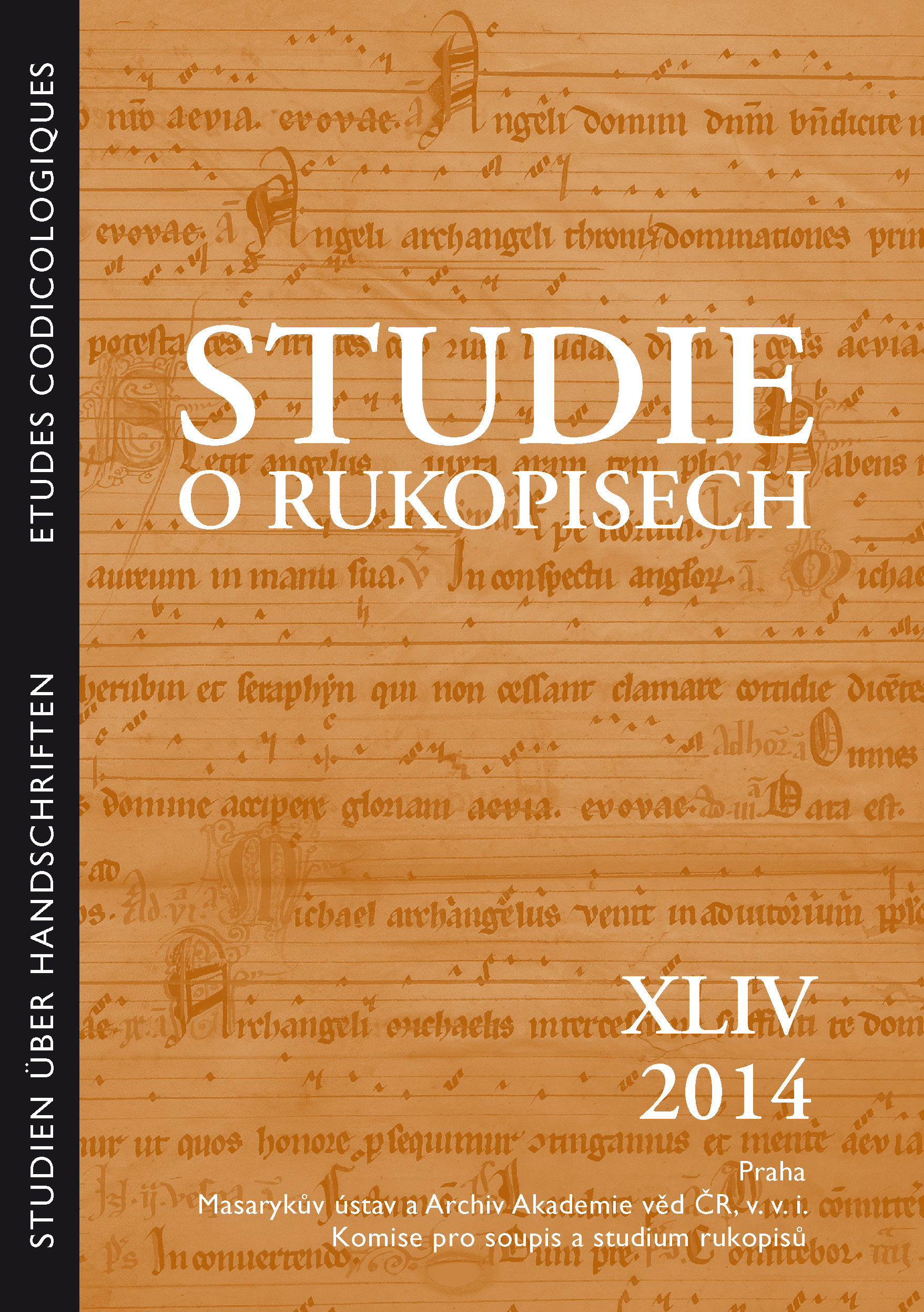 Johann Nepomuk Kelle a jeho soupisy rukopisů pražských knihoven z let 1859-1872