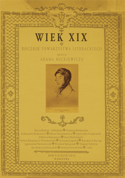 A Dog’s Perspective, a Donkey’s Autobiography and a Cuckoo’s Ethos. Comments on Adolf Dygasiński’s Writings Cover Image