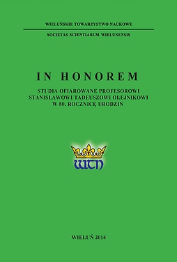 Księgozbiór biblioteki kapituły kolegiackiej w Wieluniu a księgozbiory dominikańskie w Gidlach, Łęczycy, Łowiczu, Piotrkowie Trybunalskim i Sieradzu w XVII–XVIII w. – podobieństwa i różnice