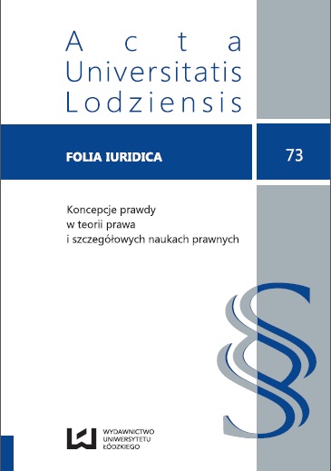 Zasada tzw. "prawdy materialnej" i "prawdy formalnej" analiza logiczno-filozoficzna i przeglądowa