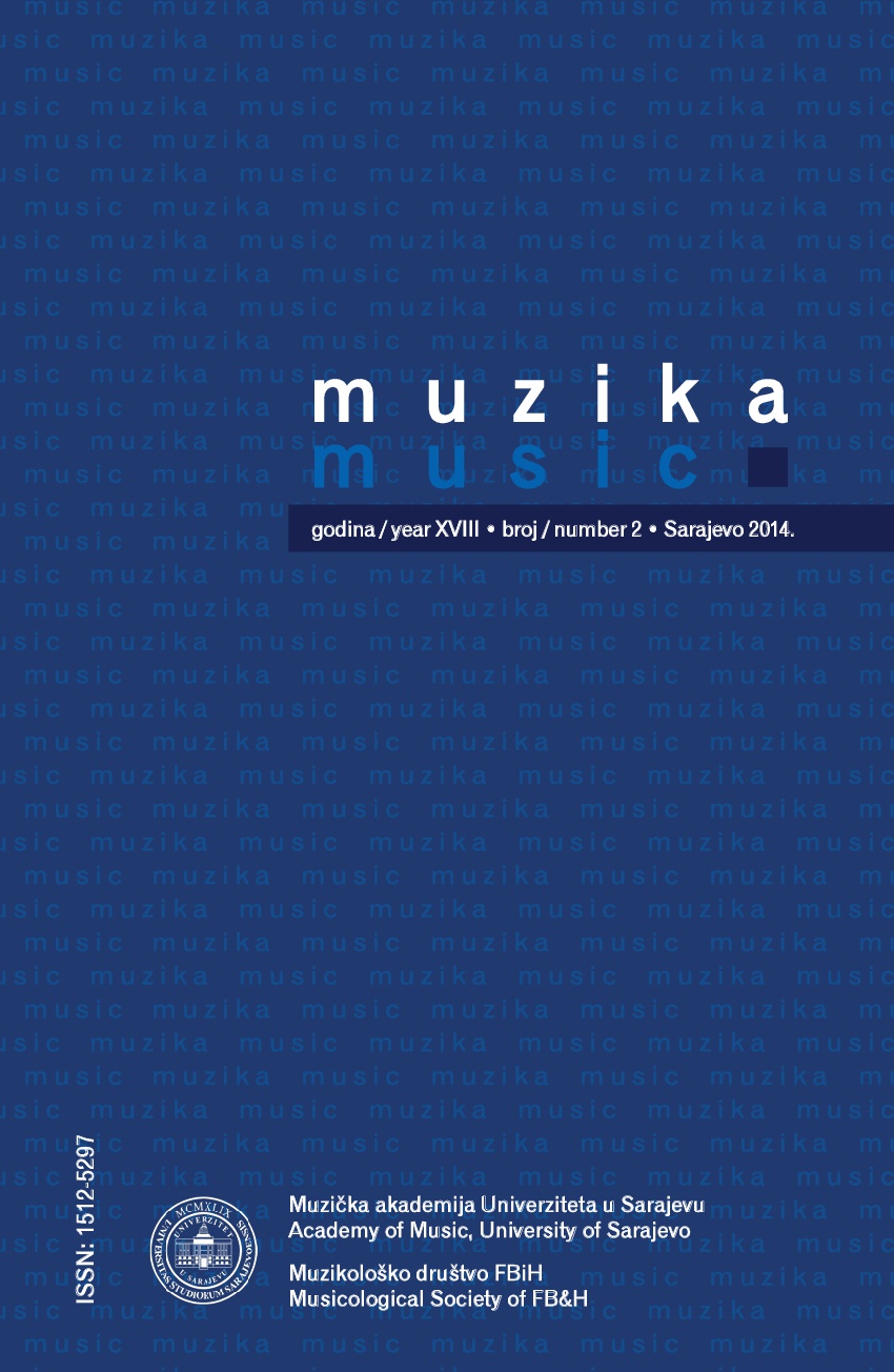 CD: Kratka muzička biografija Bosne i Hercegovine (1878–1918), Muzička akademija u Sarajevu, Sarajevo 2014.