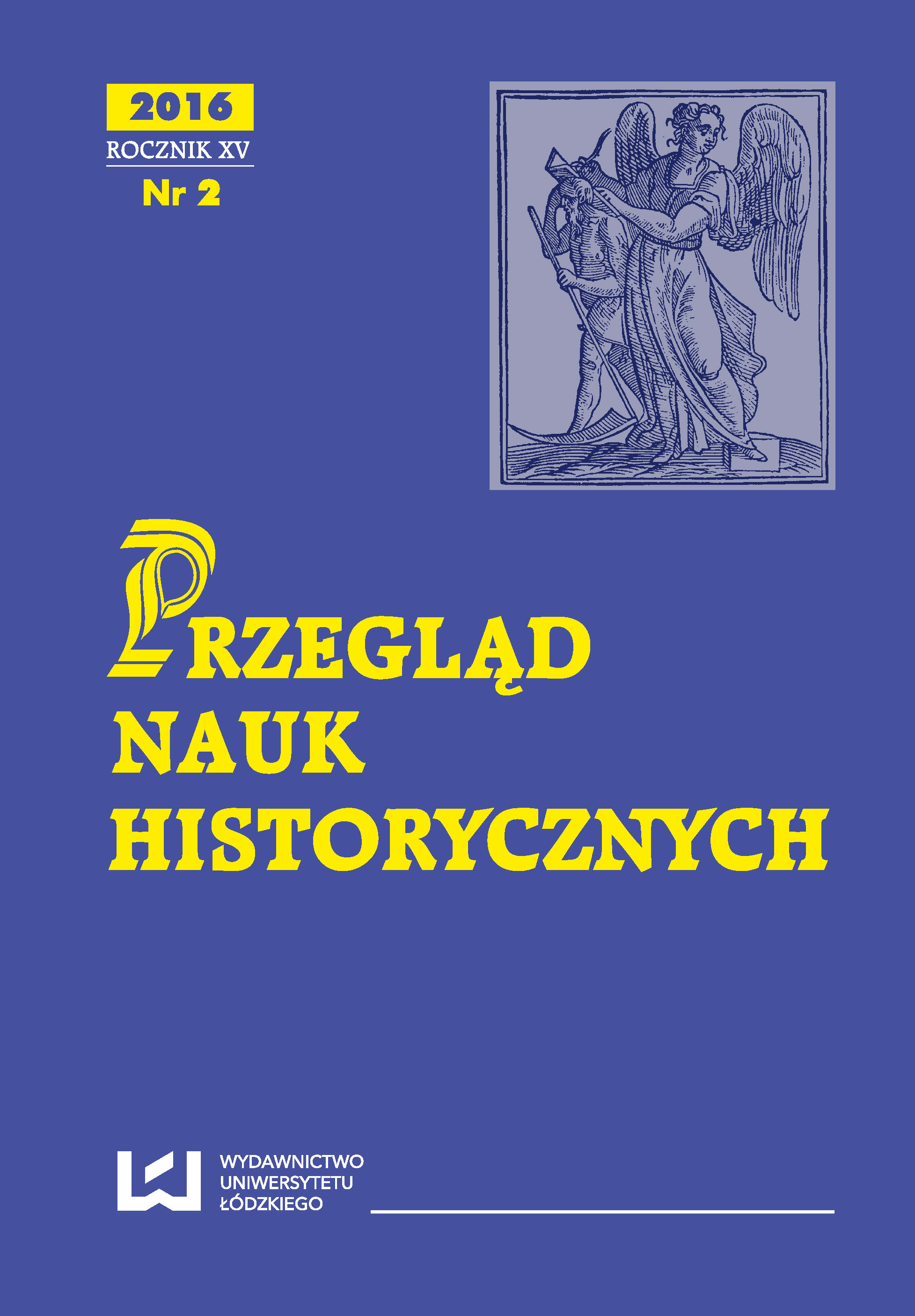 Raw materials and food products at the Pauline monastery in Wielgolycki at the beginning of the 18th century in the light of the book of expenditures and inventory Cover Image