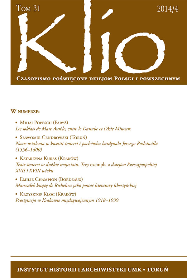 Report from the conference "Krakow - Nuremberg - Prague. Elite cities in the Middle Ages and the modern era. Origin, nationality, mobility, mentality ", Cracow, 16-17 October 2014 Cover Image