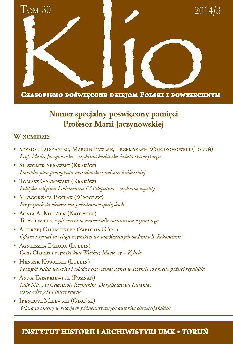 Polityka religijna Ptolemeusza IV Filopatora – wybrane aspekty