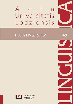 Zwyczaj palenia tytoniu w słownictwie i frazeologii języka polskiego